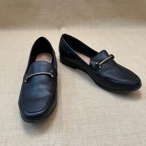 A New Day Black & Gold Accent Slip-On Loafers